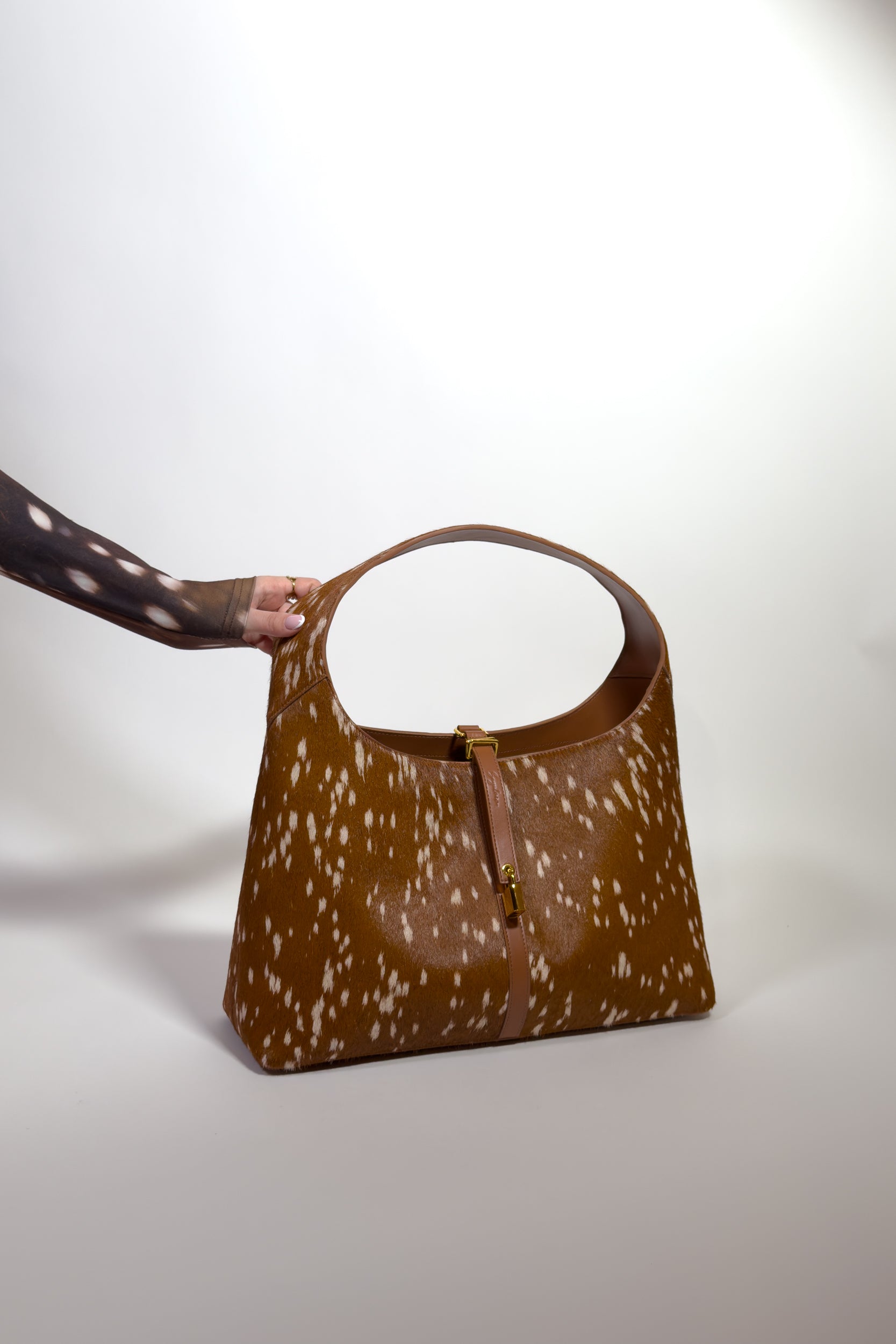 Limited Edition: Natasha Shoulder Tote Bag in Luxe Deer (Pre-Order)