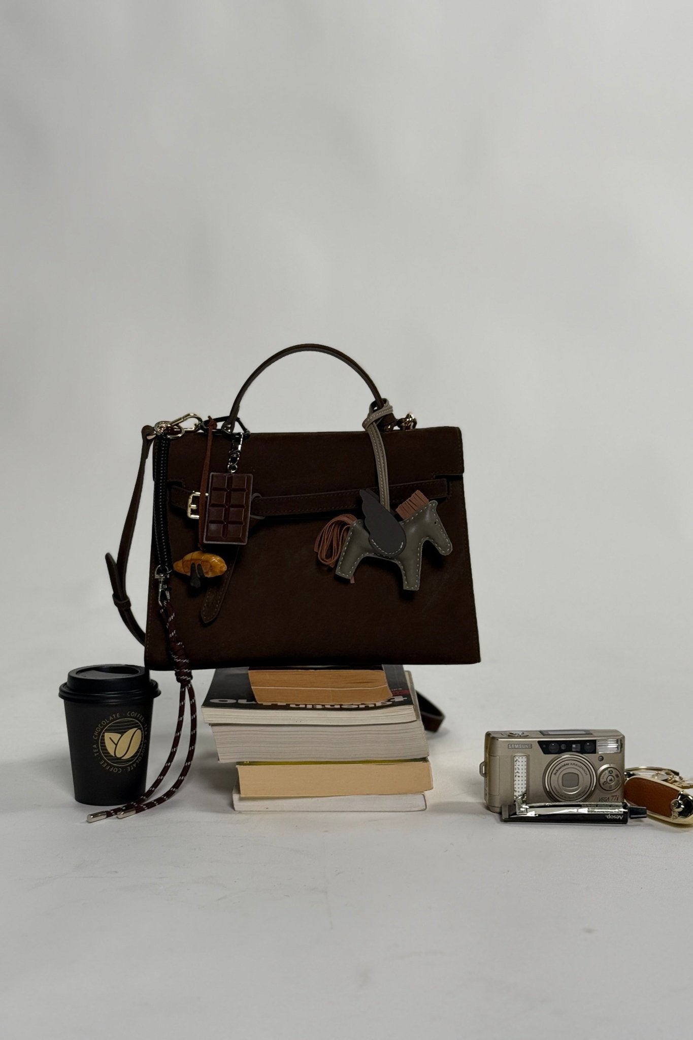 Limited Edition: Lara in Bitter Chocolate Suede - Seyclair