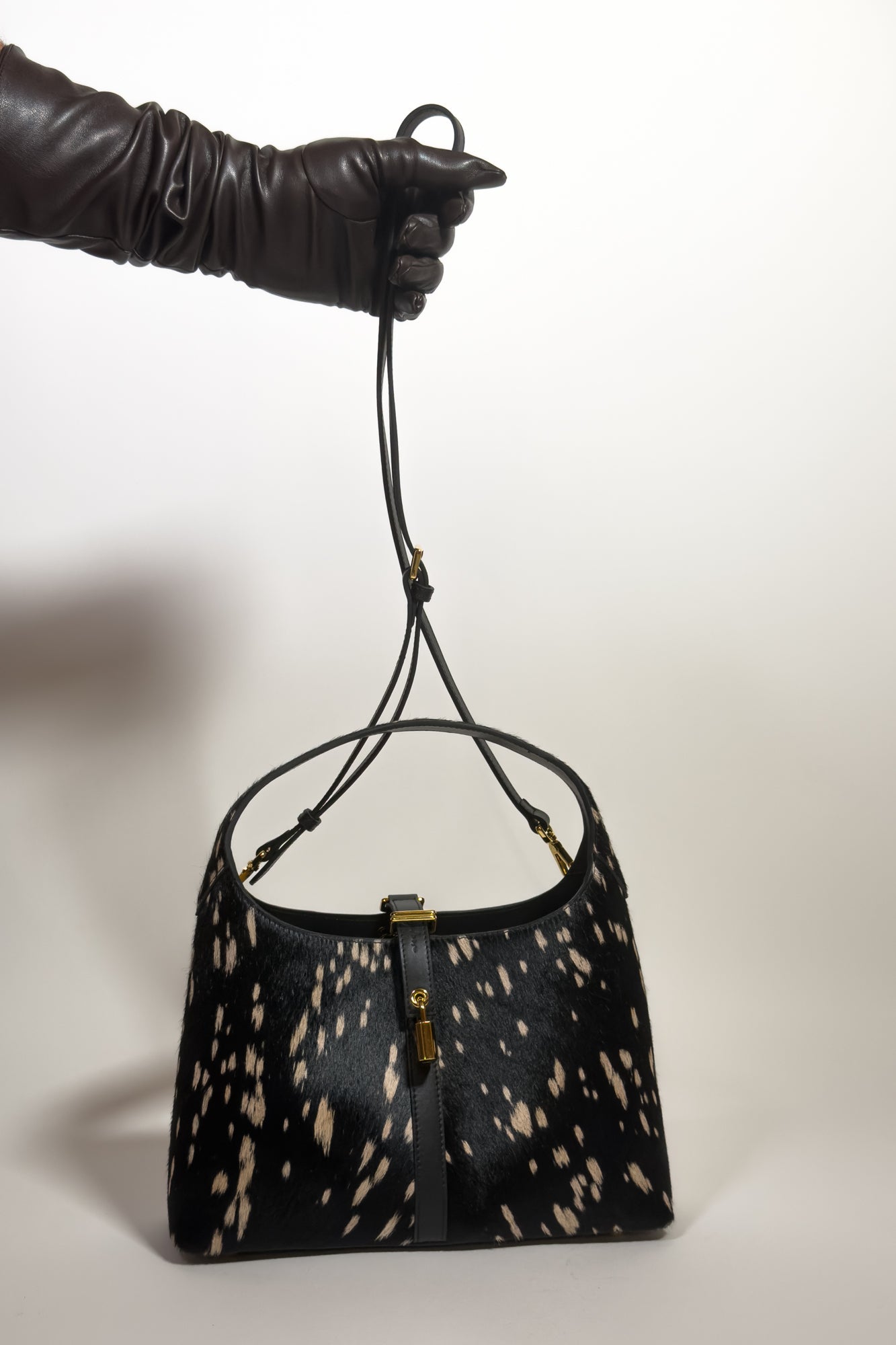 Limited Edition: Natasha Petite Bag in Noir Deer (Pre-order) - Seyclair