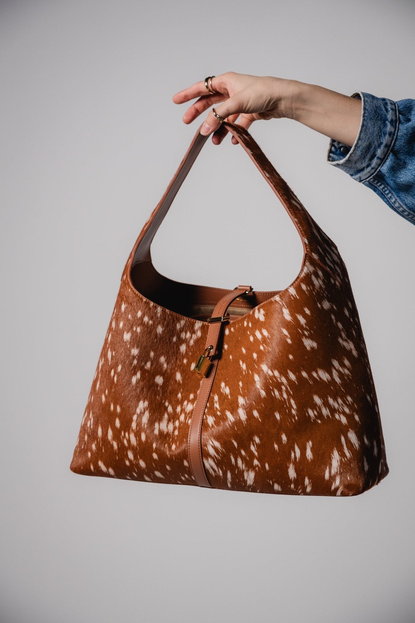 Limited Edition: Natasha Shoulder Tote Bag in Deer (Pre - order) - Seyclair