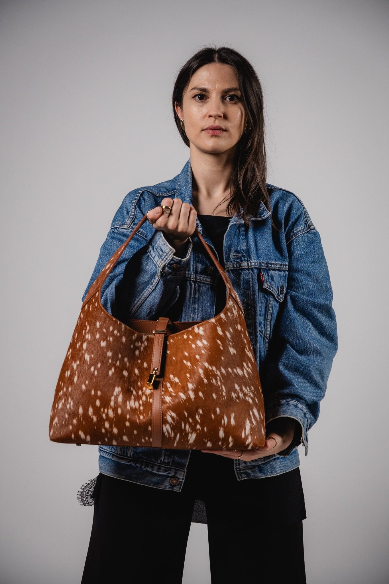 Limited Edition: Natasha Shoulder Tote Bag in Deer (Pre - order) - Seyclair
