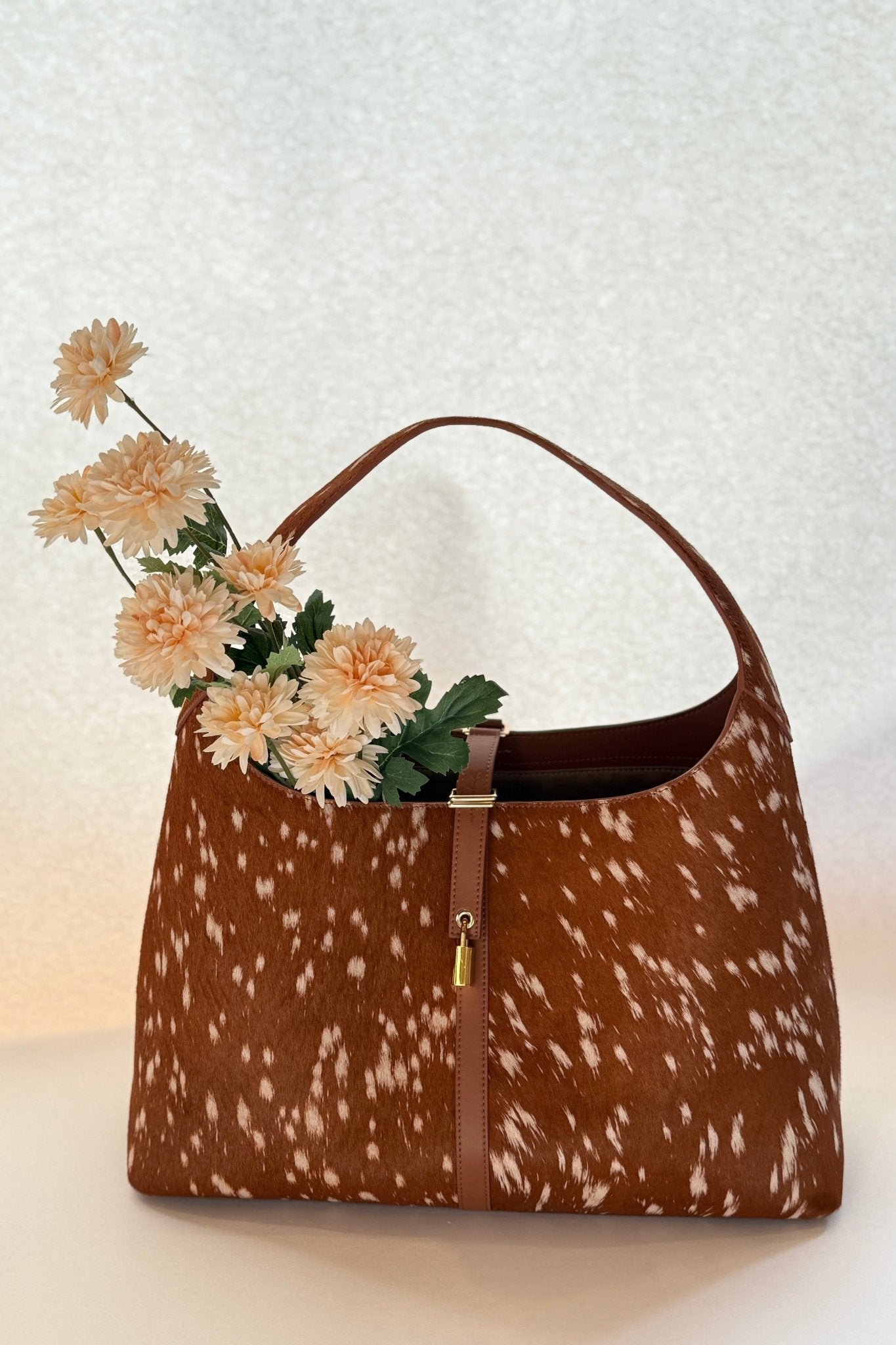 Limited Edition: Natasha Shoulder Tote Bag in Deer (Pre - order) - Seyclair