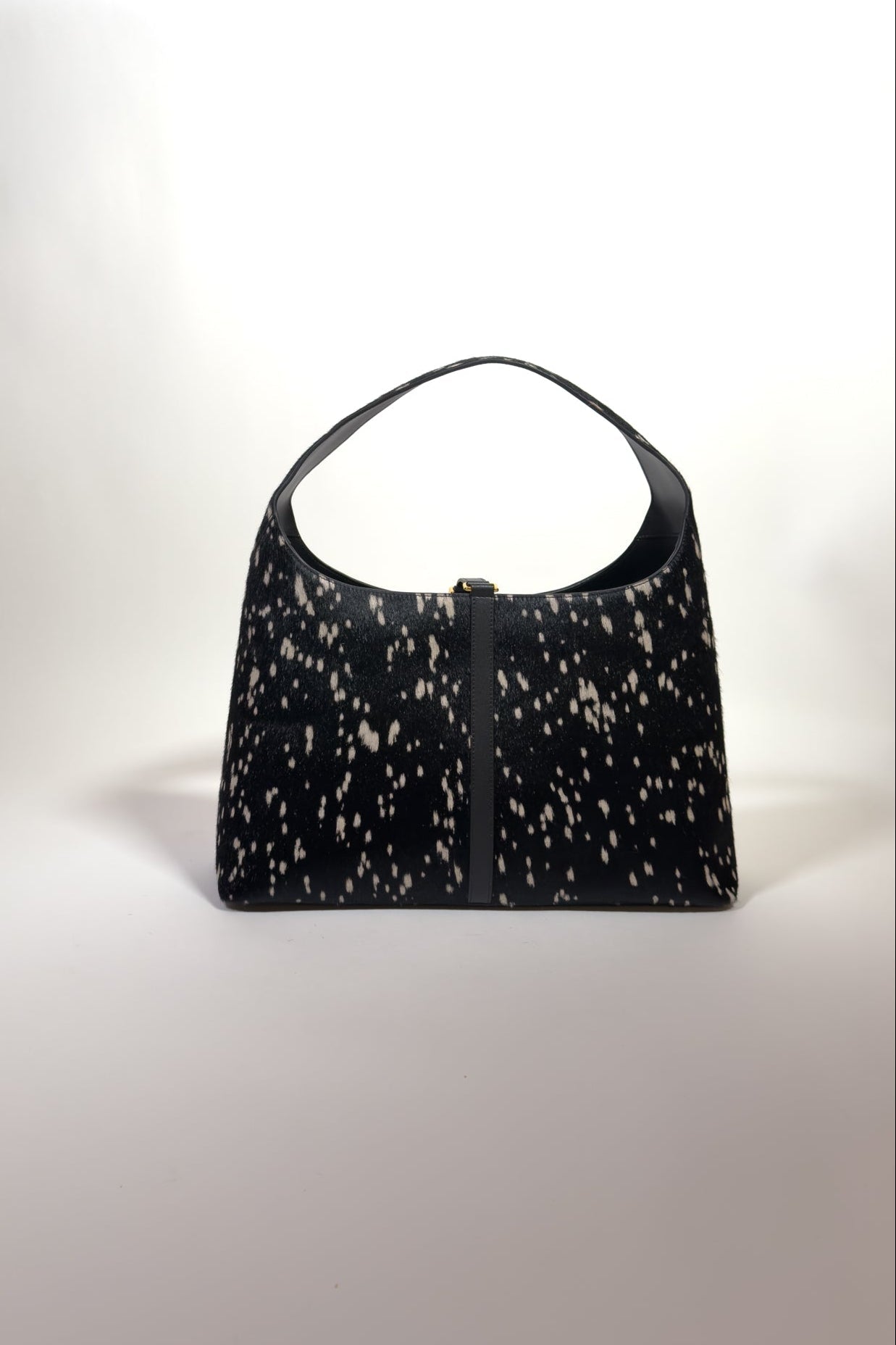 Limited Edition: Natasha Shoulder Tote Bag in Luxe Noir Deer (Pre-Order) - Seyclair