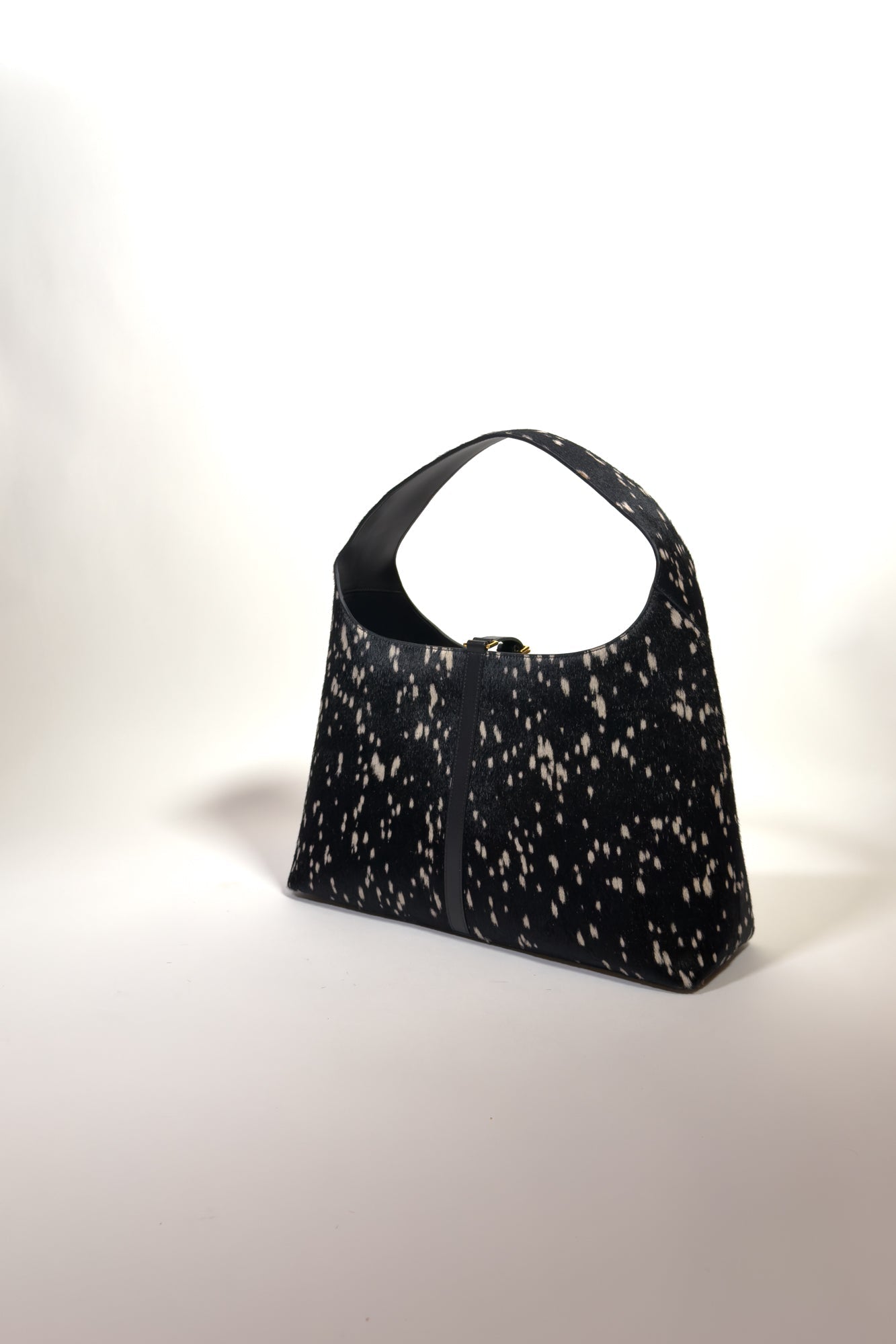 Limited Edition: Natasha Shoulder Tote Bag in Luxe Noir Deer (Pre-Order) - Seyclair