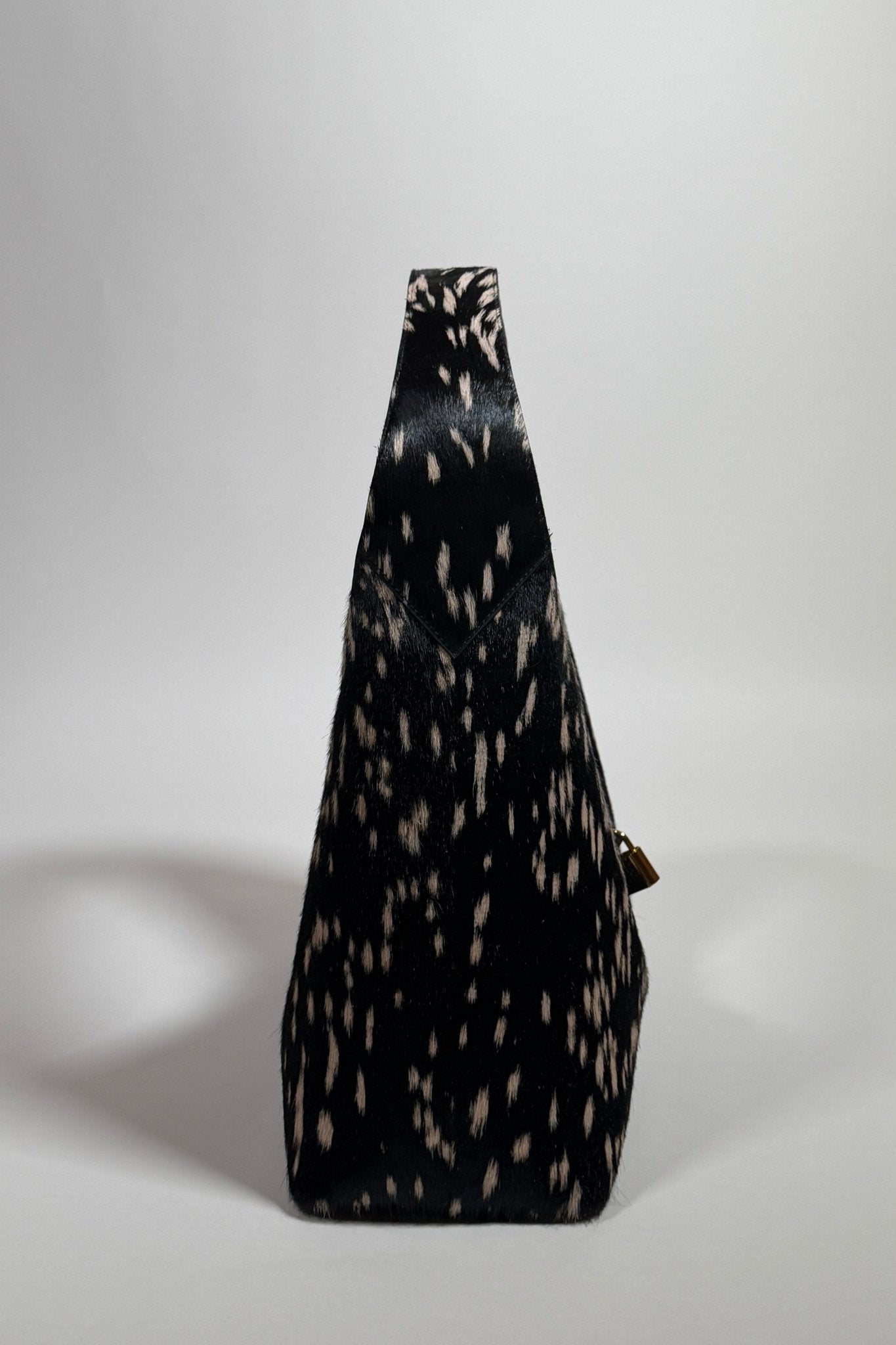 Limited Edition: Natasha Shoulder Tote Bag in Noir Deer (Pre - order) - Seyclair