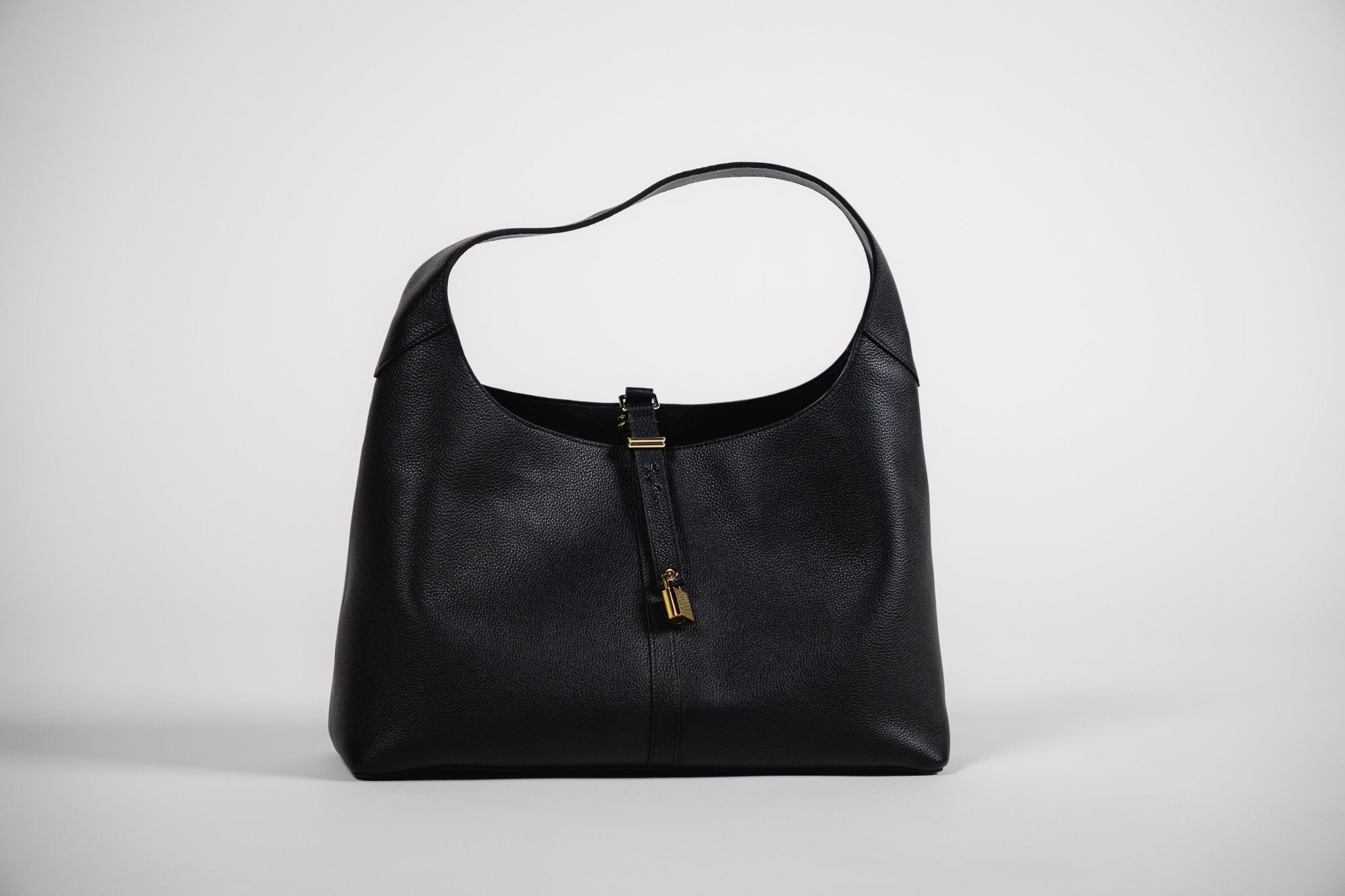 Natasha Shoulder Tote Bag in Black (Pre - order) - Seyclair
