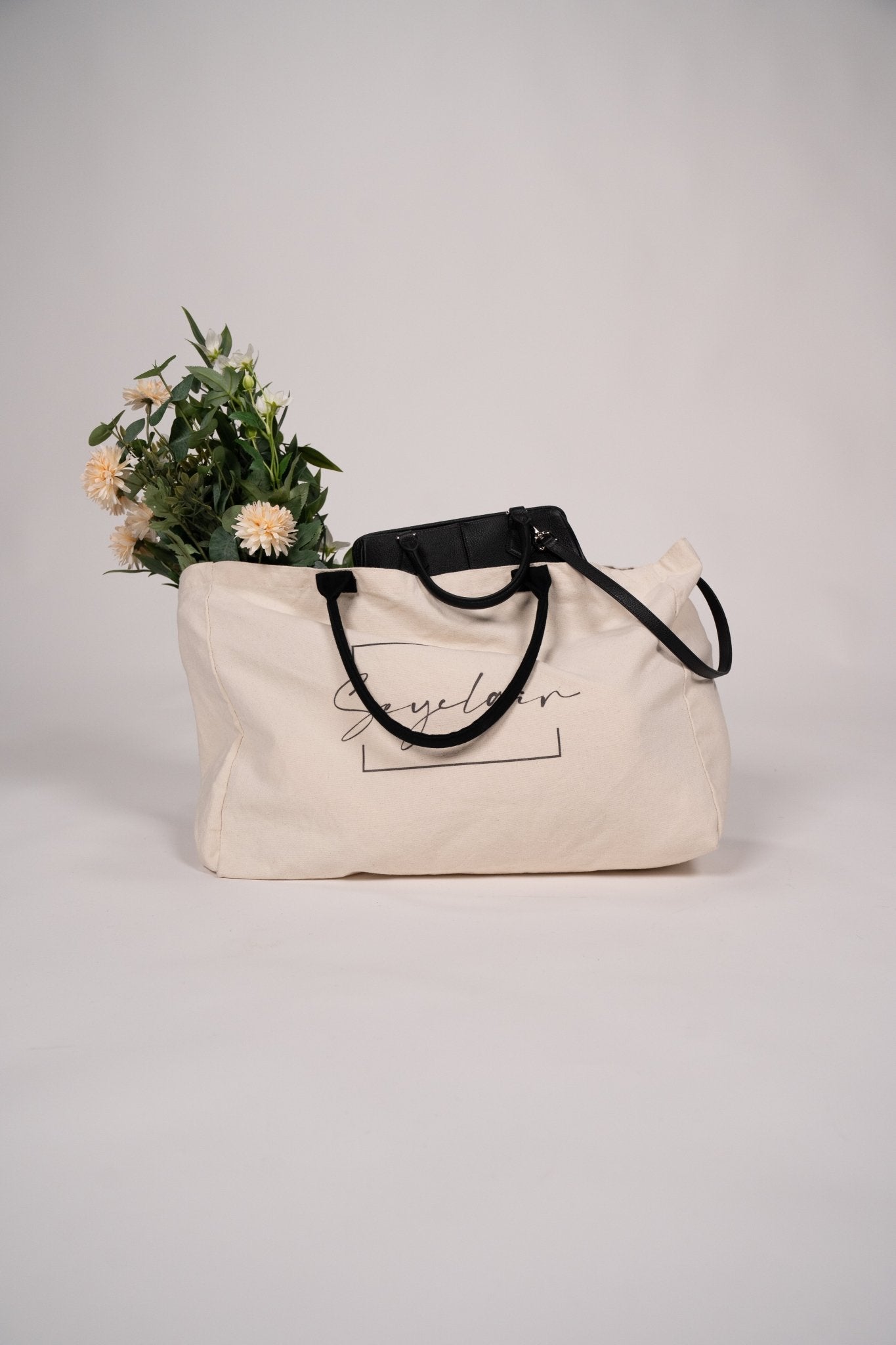 Pearl XL Canvas Tote Bag - Seyclair