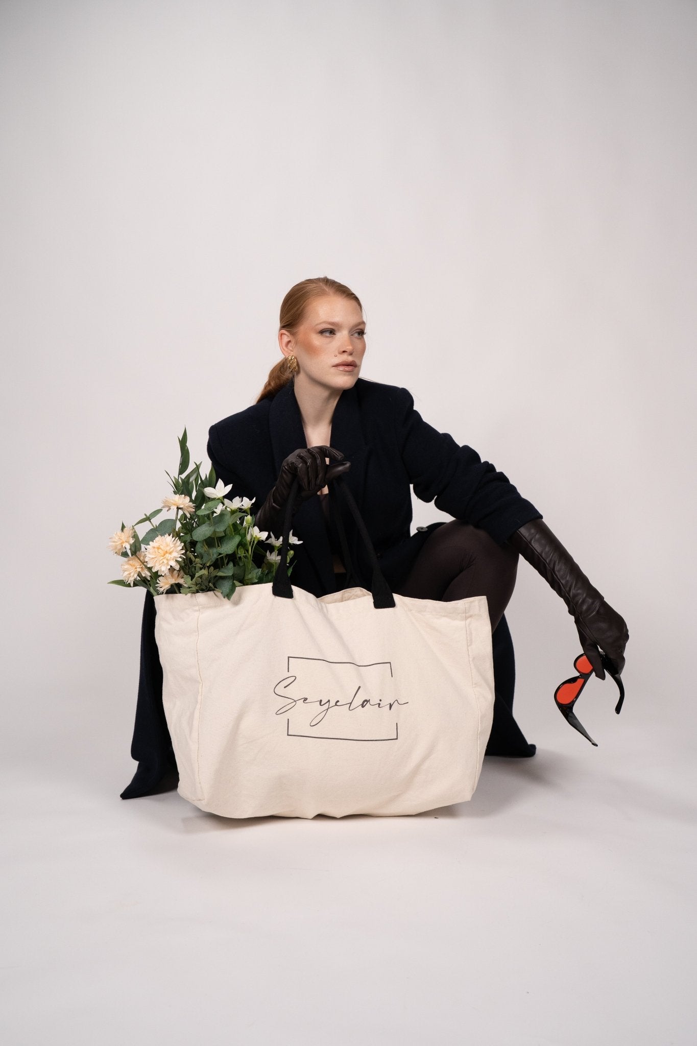 Pearl XL Canvas Tote Bag - Seyclair