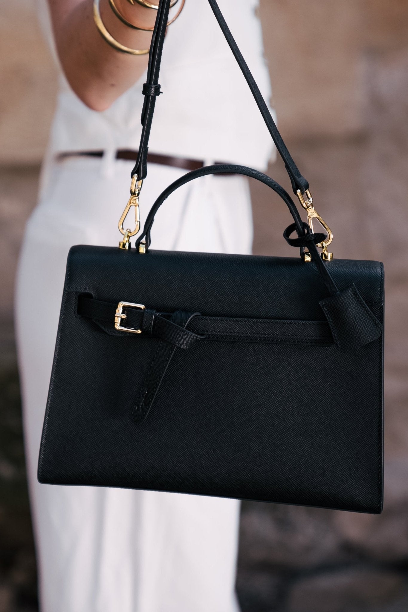 Lara Day - to - Night Bag in Black - Seyclair