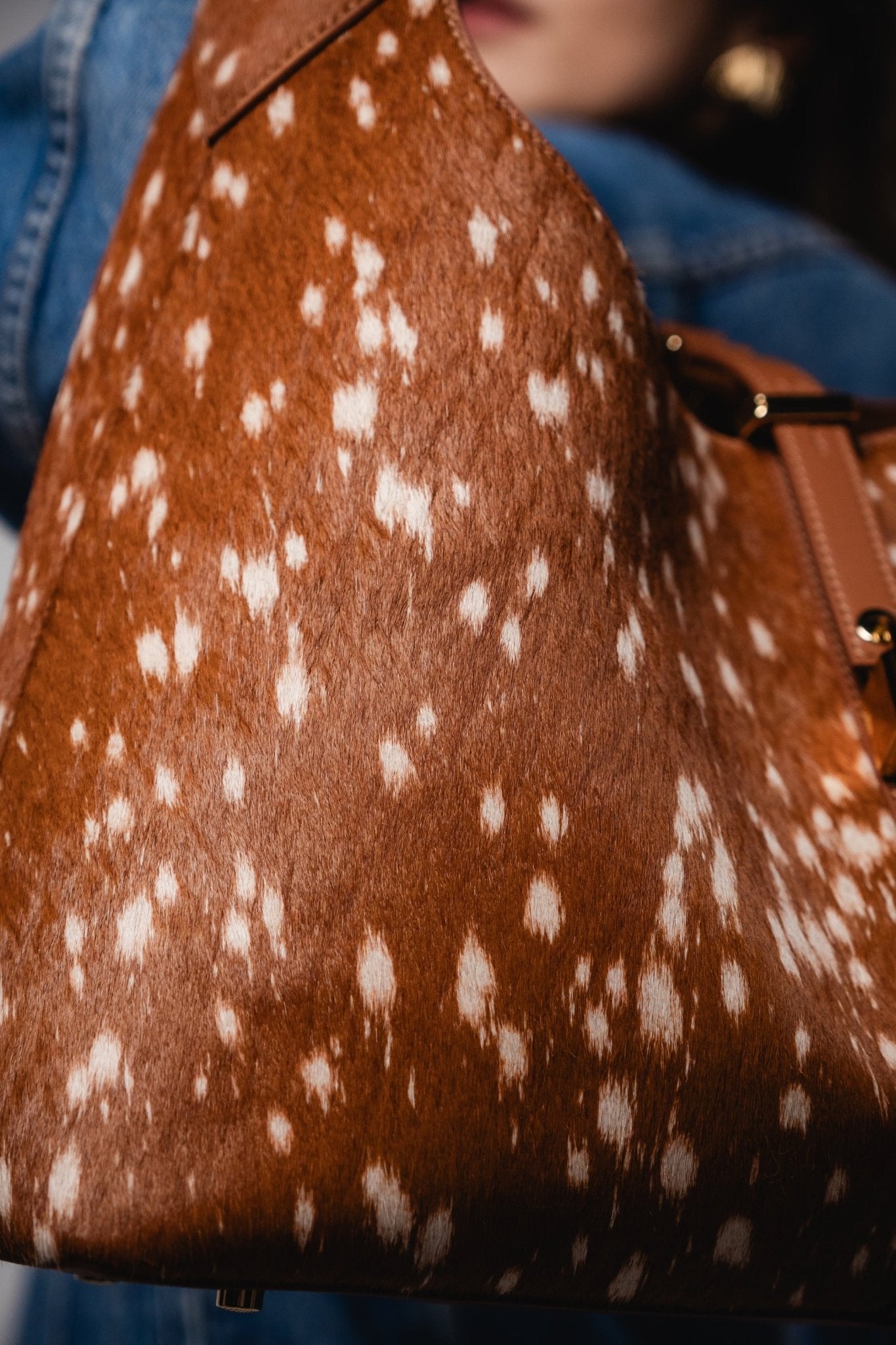 Limited Edition: Natasha Shoulder Tote Bag in Deer (Pre - order) - Seyclair