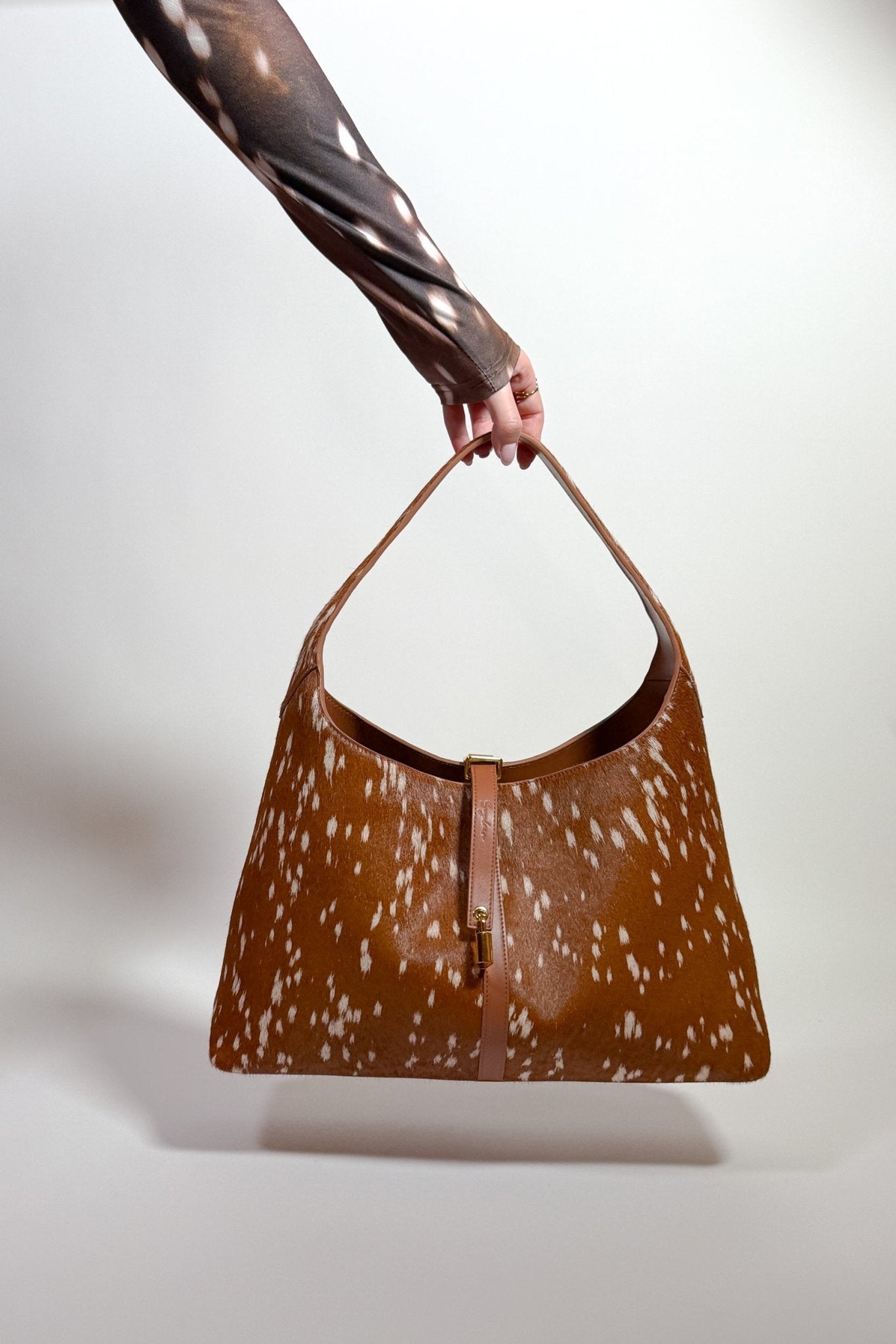 Limited Edition: Natasha Shoulder Tote Bag in Luxe Deer (Pre-Order) - Seyclair