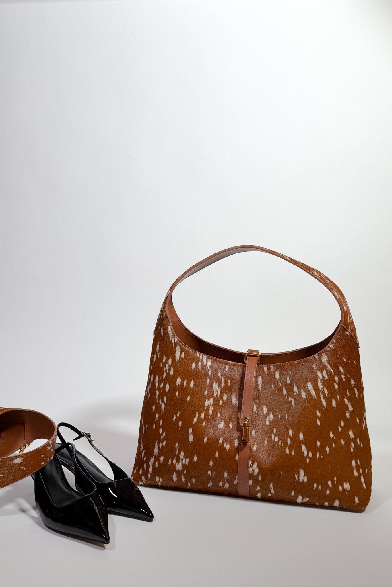 Limited Edition: Natasha Shoulder Tote Bag in Luxe Deer (Pre-Order) - Seyclair