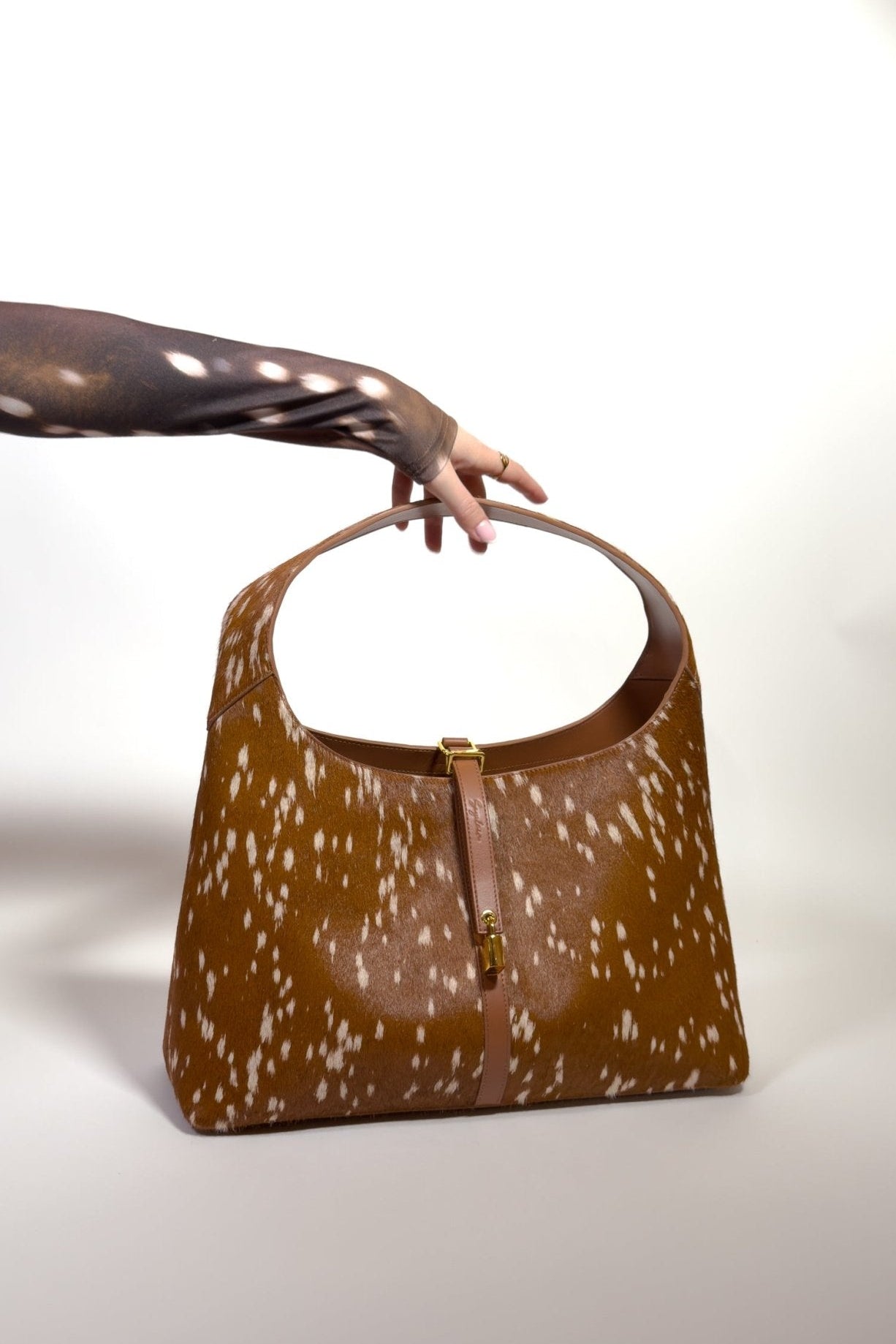 Limited Edition: Natasha Shoulder Tote Bag in Luxe Deer (Pre-Order) - Seyclair