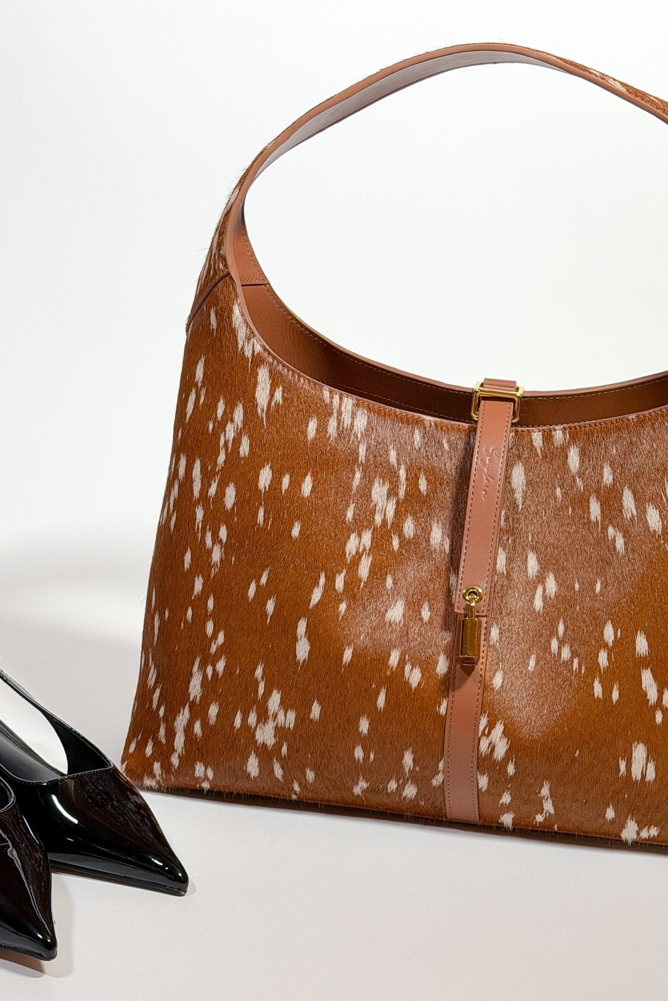 Limited Edition: Natasha Shoulder Tote Bag in Luxe Deer (Pre-Order) - Seyclair