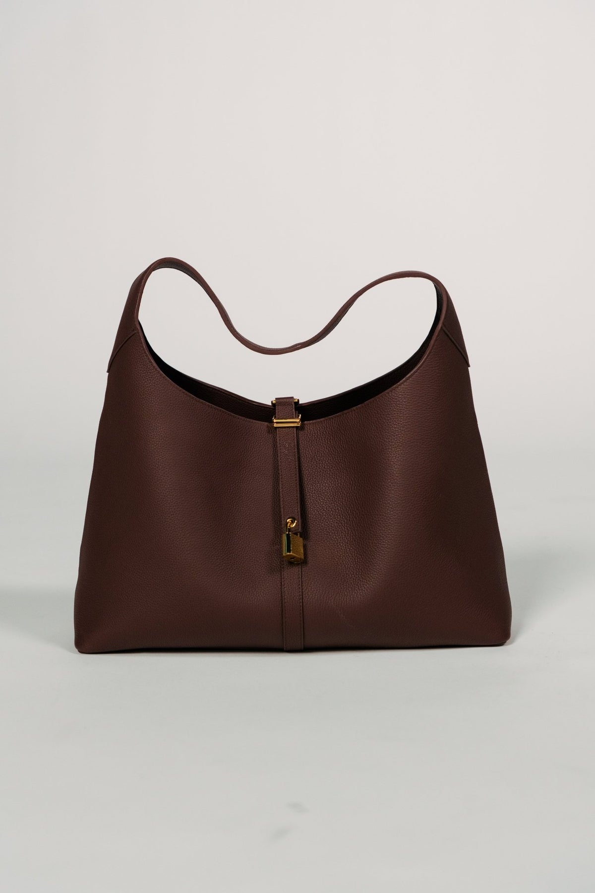 Natasha Shoulder Tote Bag in Mocha - Seyclair