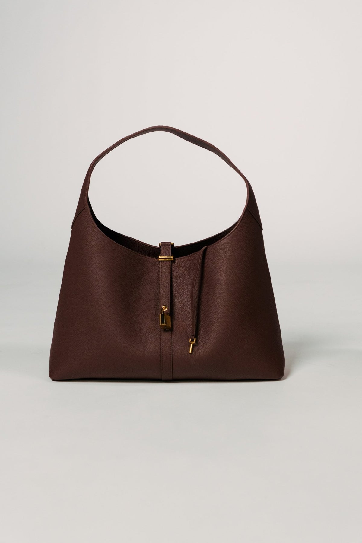 Natasha Shoulder Tote Bag in Mocha - Seyclair