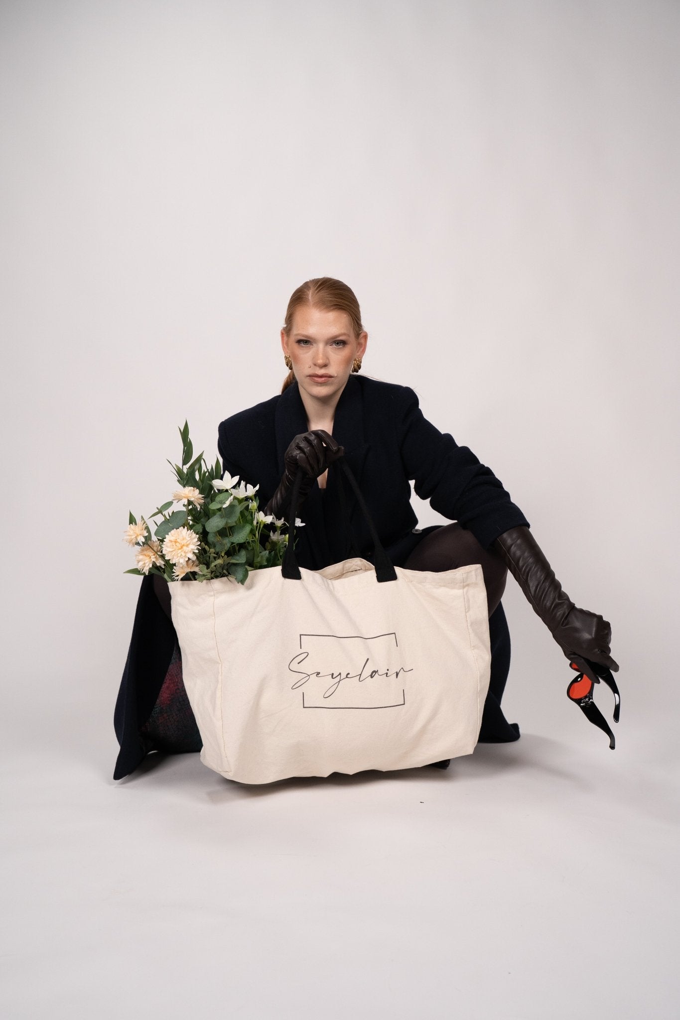 Pearl XL Canvas Tote Bag - Seyclair